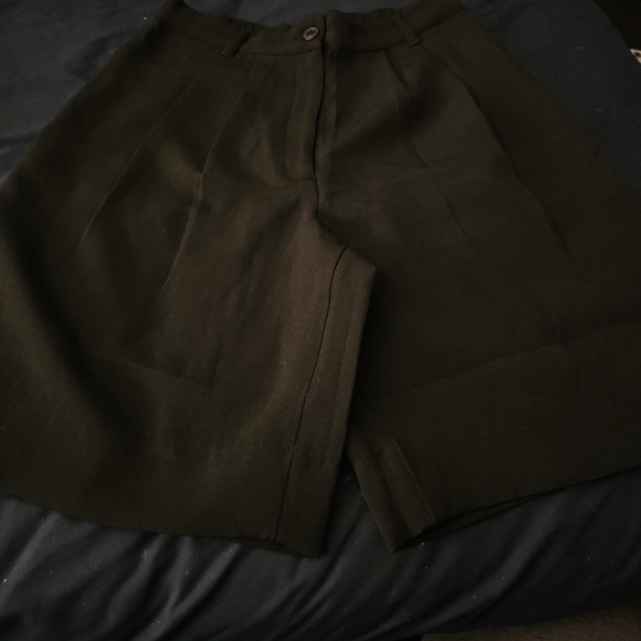 High Waist Black Women's Shorts - Picture 1 of 4